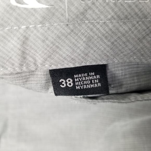 O'Neill Shorts Mens 38 Gray Crossover Hybrid Stretch Quick Dry Zip Pocket D-Ring - Picture 15 of 16